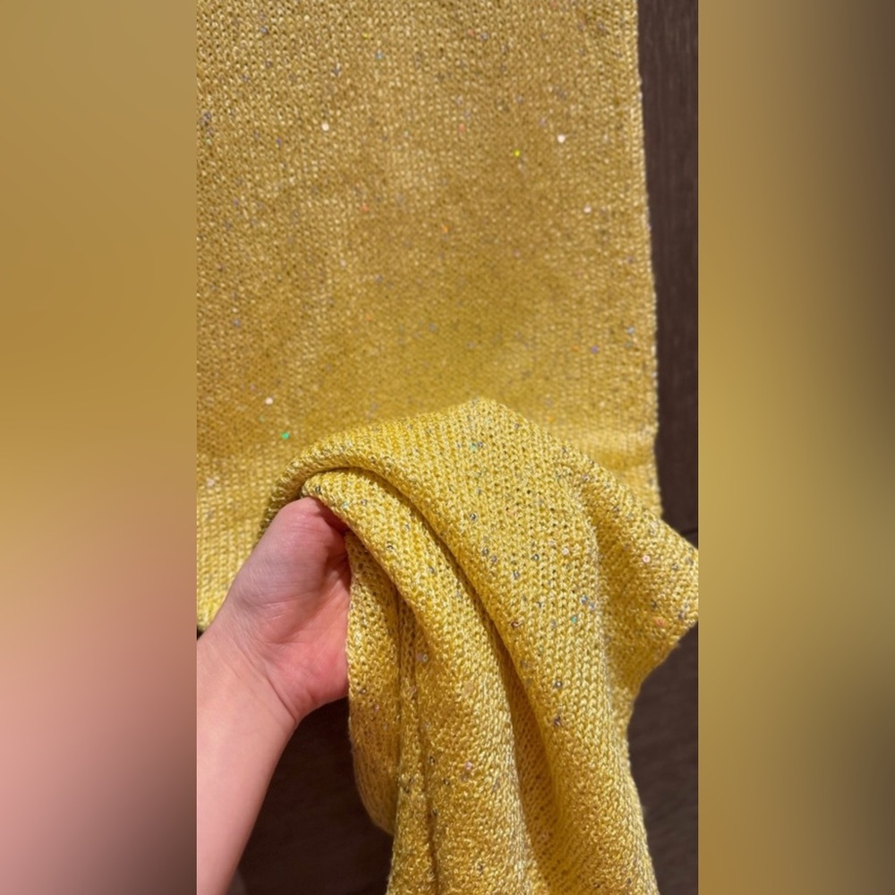 Asta Resort Natalia Maxi Dress Chartreuse Sequins - Picture 11 of 13